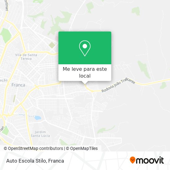 Auto Escola Stilo mapa