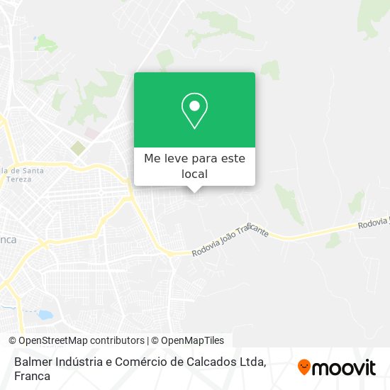 Balmer Indústria e Comércio de Calcados Ltda mapa