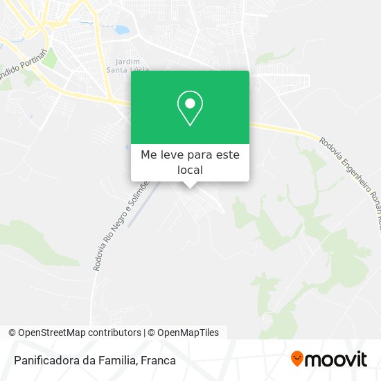 Panificadora da Familia mapa