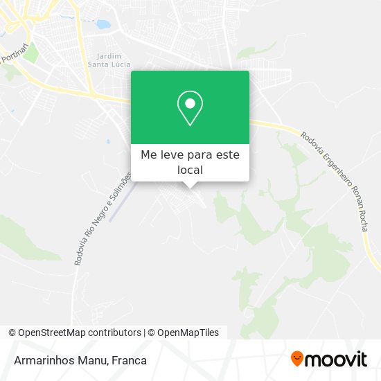 Armarinhos Manu mapa
