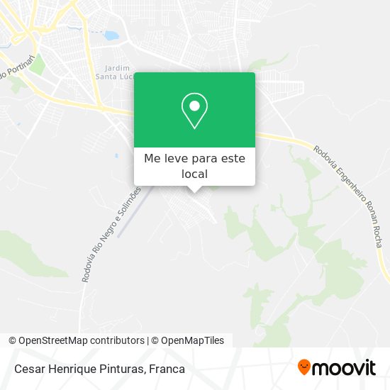 Cesar Henrique Pinturas mapa