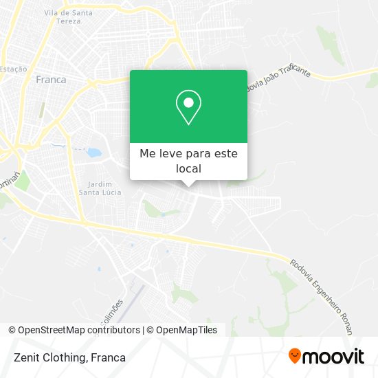 Zenit Clothing mapa