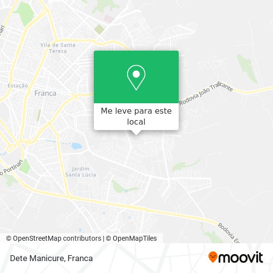 Dete Manicure mapa