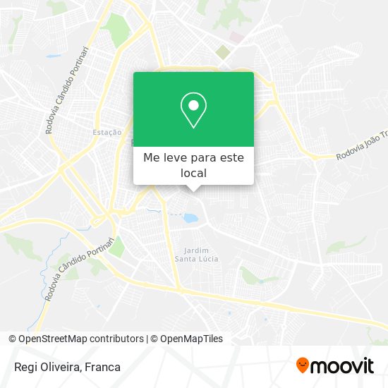 Regi Oliveira mapa
