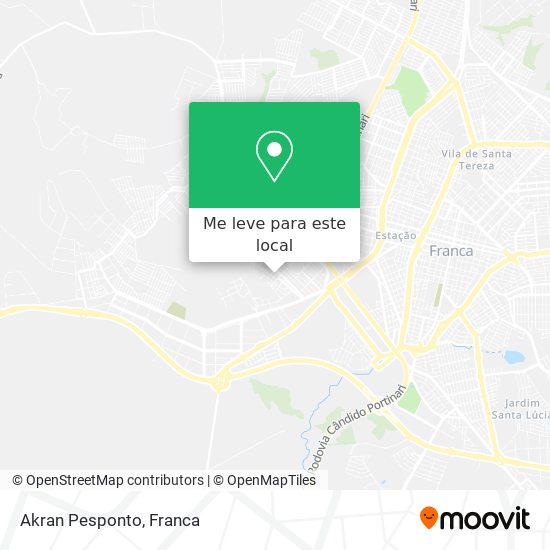 Akran Pesponto mapa