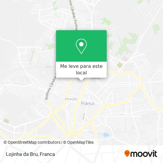 Lojinha da Bru mapa