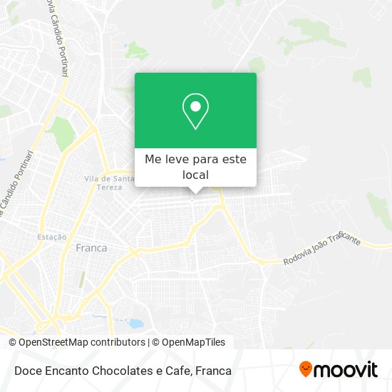 Doce Encanto Chocolates e Cafe mapa