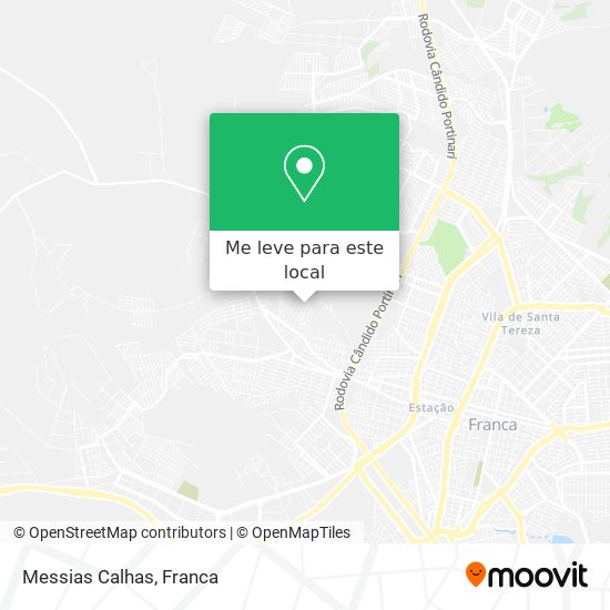 Messias Calhas mapa