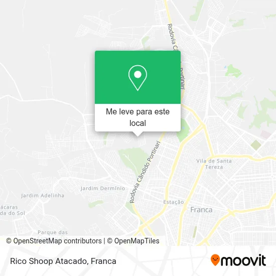 Rico Shoop Atacado mapa