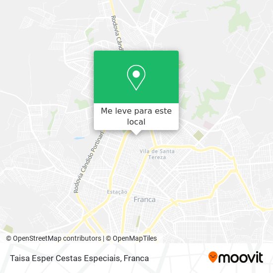 Taisa Esper Cestas Especiais mapa