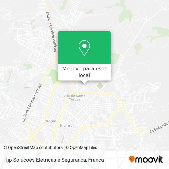 Ijp Solucoes Eletricas e Seguranca mapa
