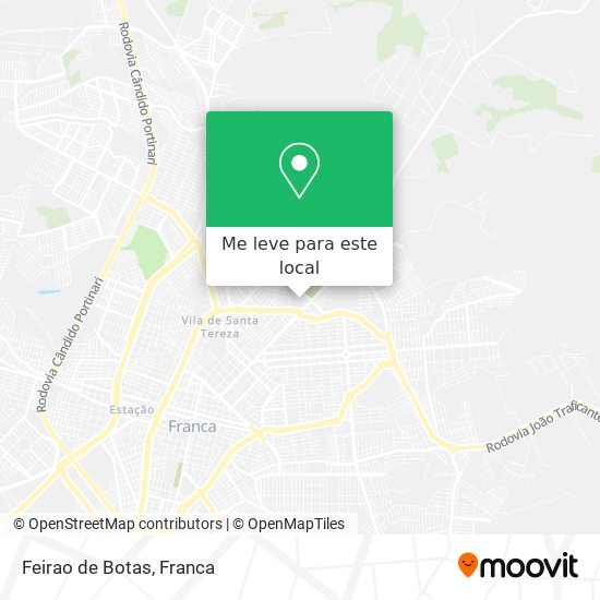 Feirao de Botas mapa
