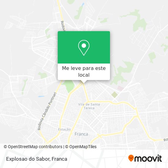 Explosao do Sabor mapa