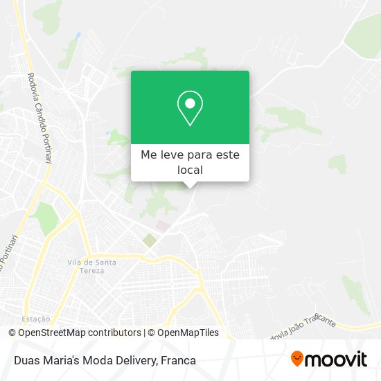 Duas Maria's Moda Delivery mapa