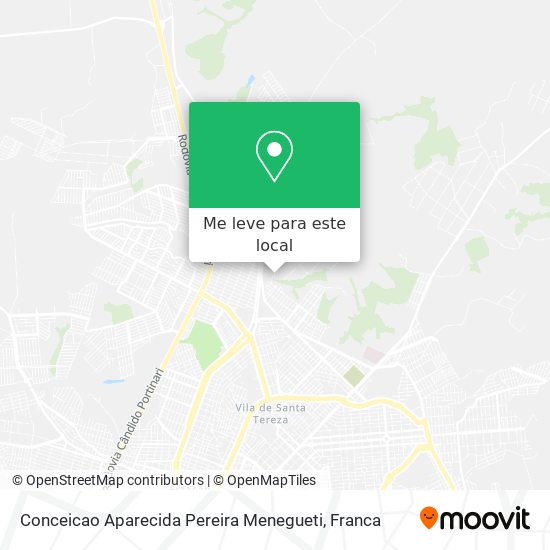 Conceicao Aparecida Pereira Menegueti mapa