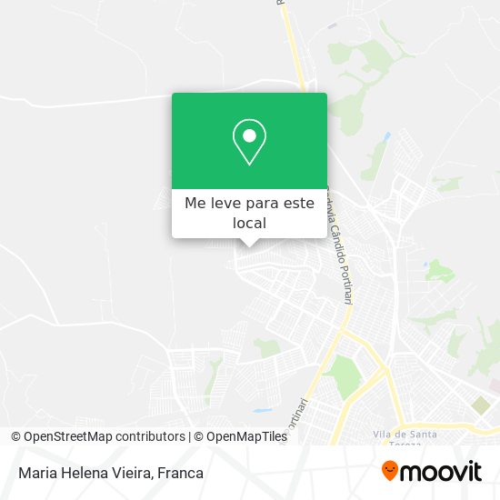 Maria Helena Vieira mapa