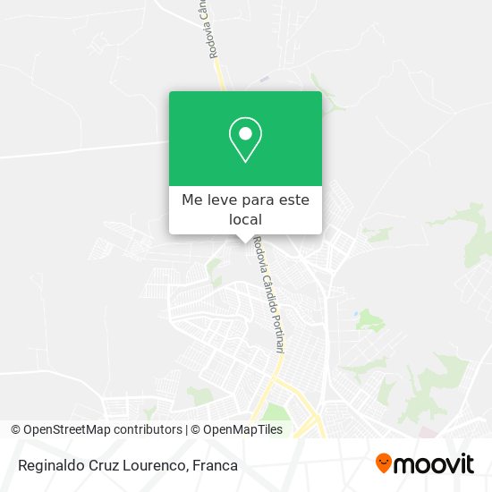 Reginaldo Cruz Lourenco mapa