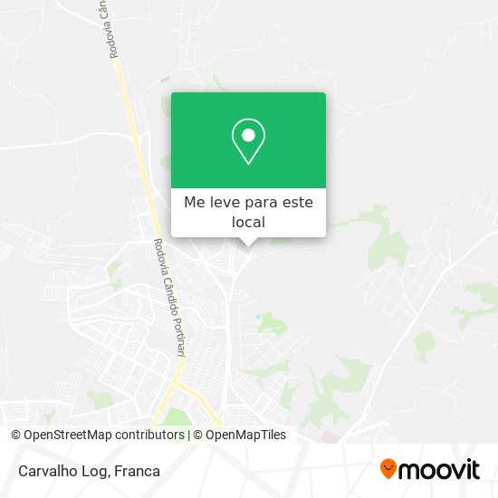 Carvalho Log mapa