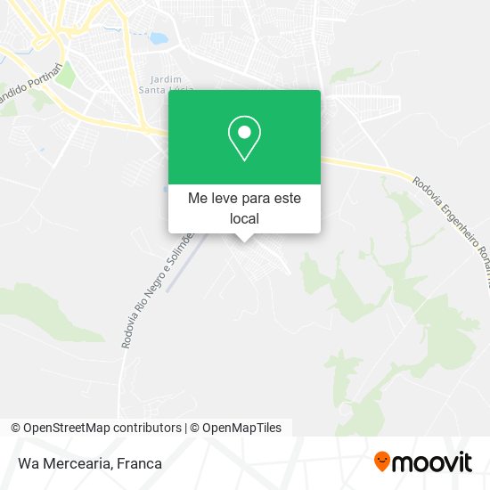 Wa Mercearia mapa