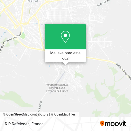 R R Refeicoes mapa