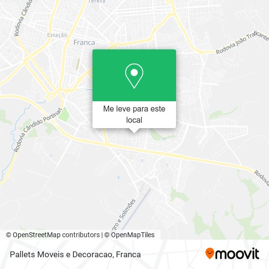 Pallets Moveis e Decoracao mapa