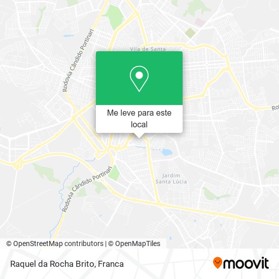 Raquel da Rocha Brito mapa