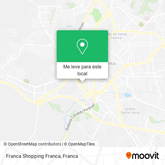 Franca Shopping Franca mapa