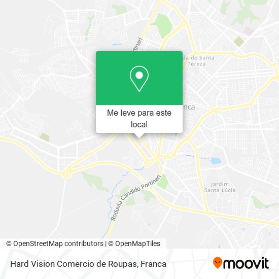 Hard Vision Comercio de Roupas mapa