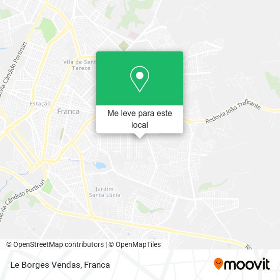 Le Borges Vendas mapa