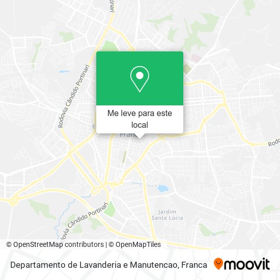 Departamento de Lavanderia e Manutencao mapa
