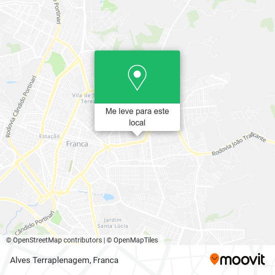 Alves Terraplenagem mapa