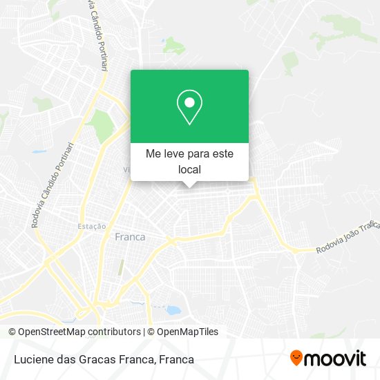 Luciene das Gracas Franca mapa