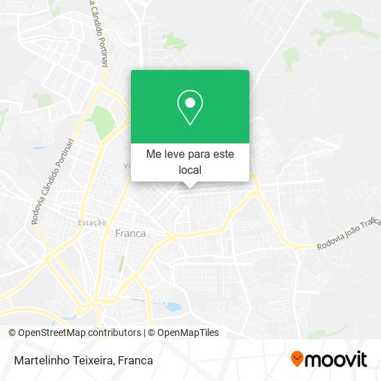 Martelinho Teixeira mapa
