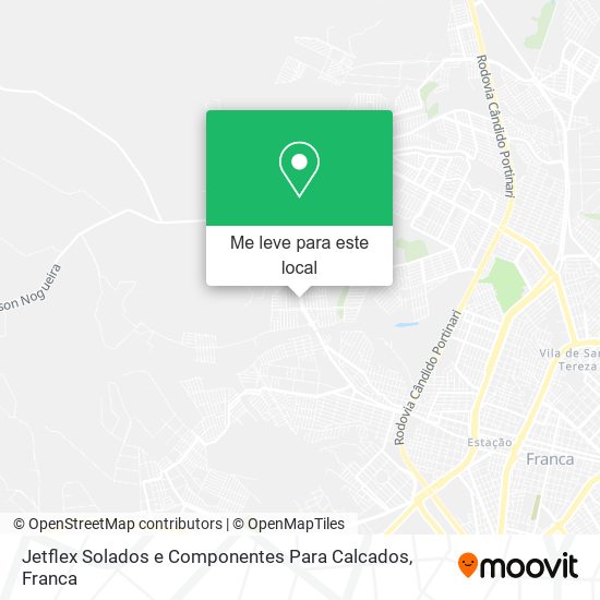 Jetflex Solados e Componentes Para Calcados mapa