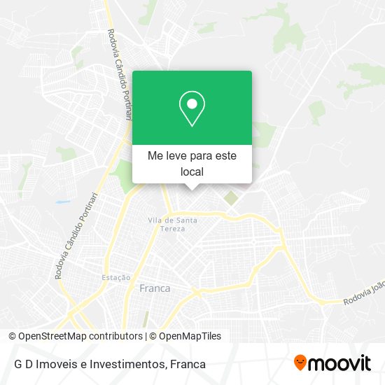 G D Imoveis e Investimentos mapa