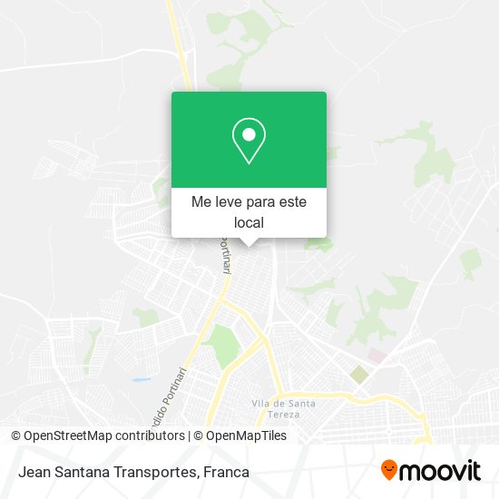 Jean Santana Transportes mapa