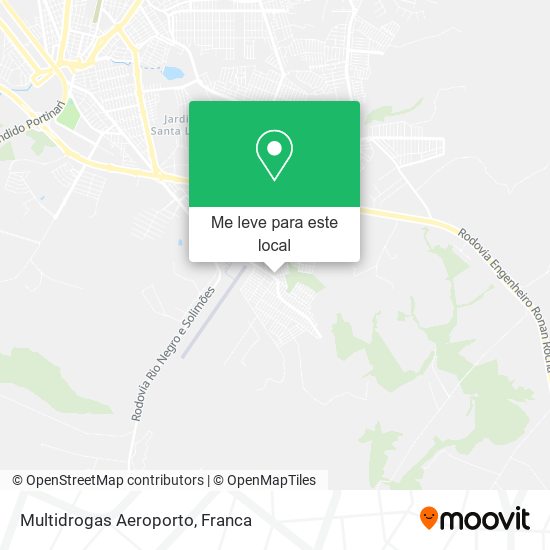 Multidrogas Aeroporto mapa