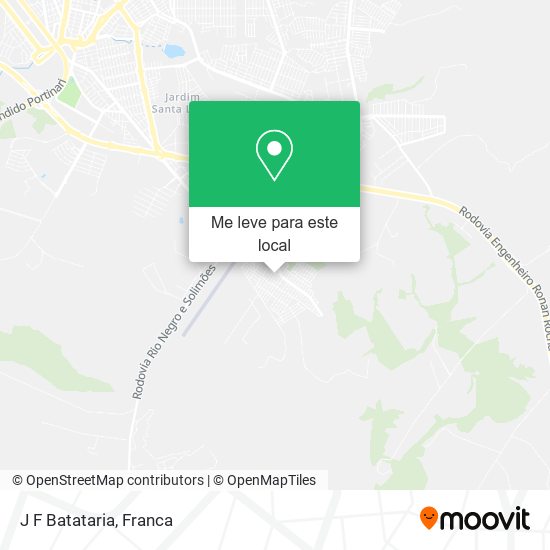 J F Batataria mapa