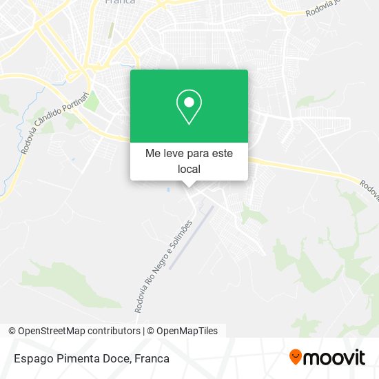 Espago Pimenta Doce mapa