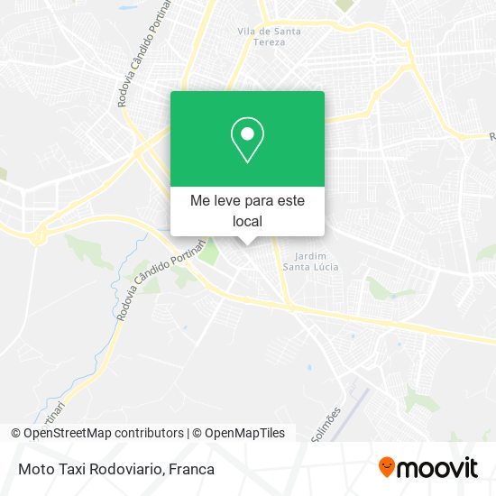 Moto Taxi Rodoviario mapa