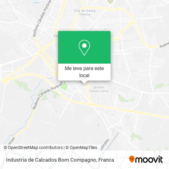 Industria de Calcados Bom Compagno mapa