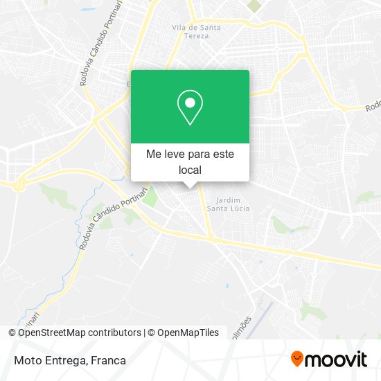 Moto Entrega mapa