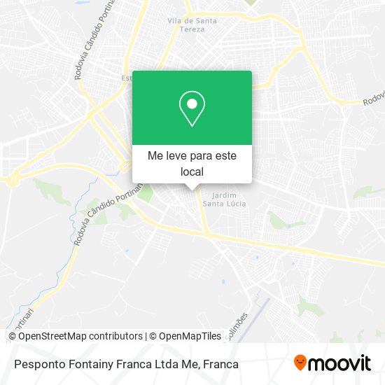 Pesponto Fontainy Franca Ltda Me mapa
