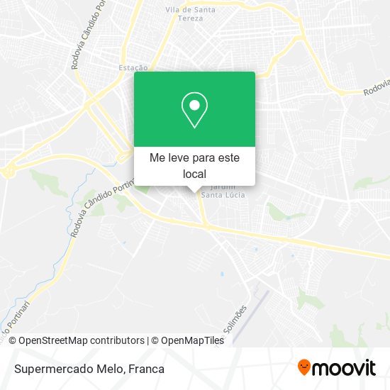 Supermercado Melo mapa