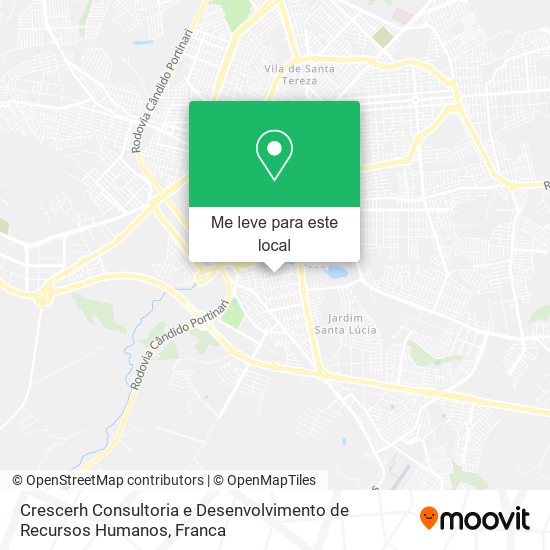 Crescerh Consultoria e Desenvolvimento de Recursos Humanos mapa