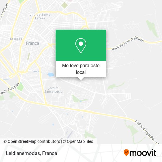 Leidianemodas mapa