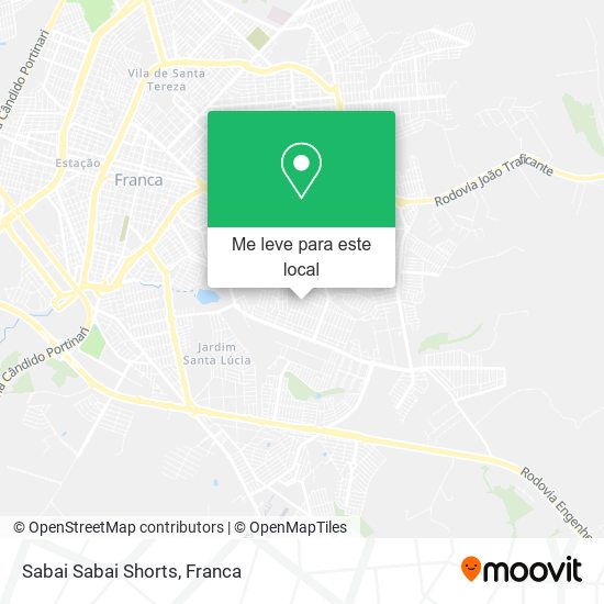Sabai Sabai Shorts mapa