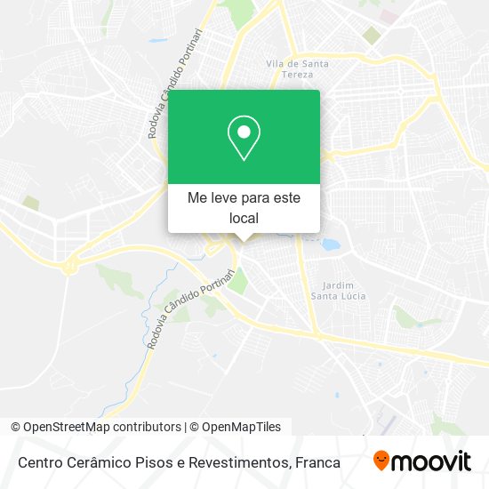 Centro Cerâmico Pisos e Revestimentos mapa