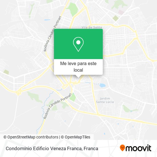 Condomínio Edificio Veneza Franca mapa
