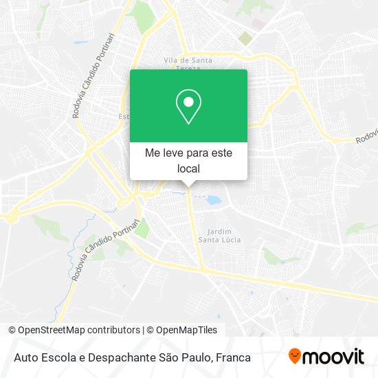 Auto Escola e Despachante São Paulo mapa